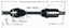 Picture of BMW 3-SER LEFT front axle shaft, 31607558949